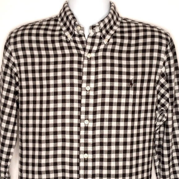 Polo Ralph Lauren | Shirts | Polo Raph Lauren Mens Black White ...